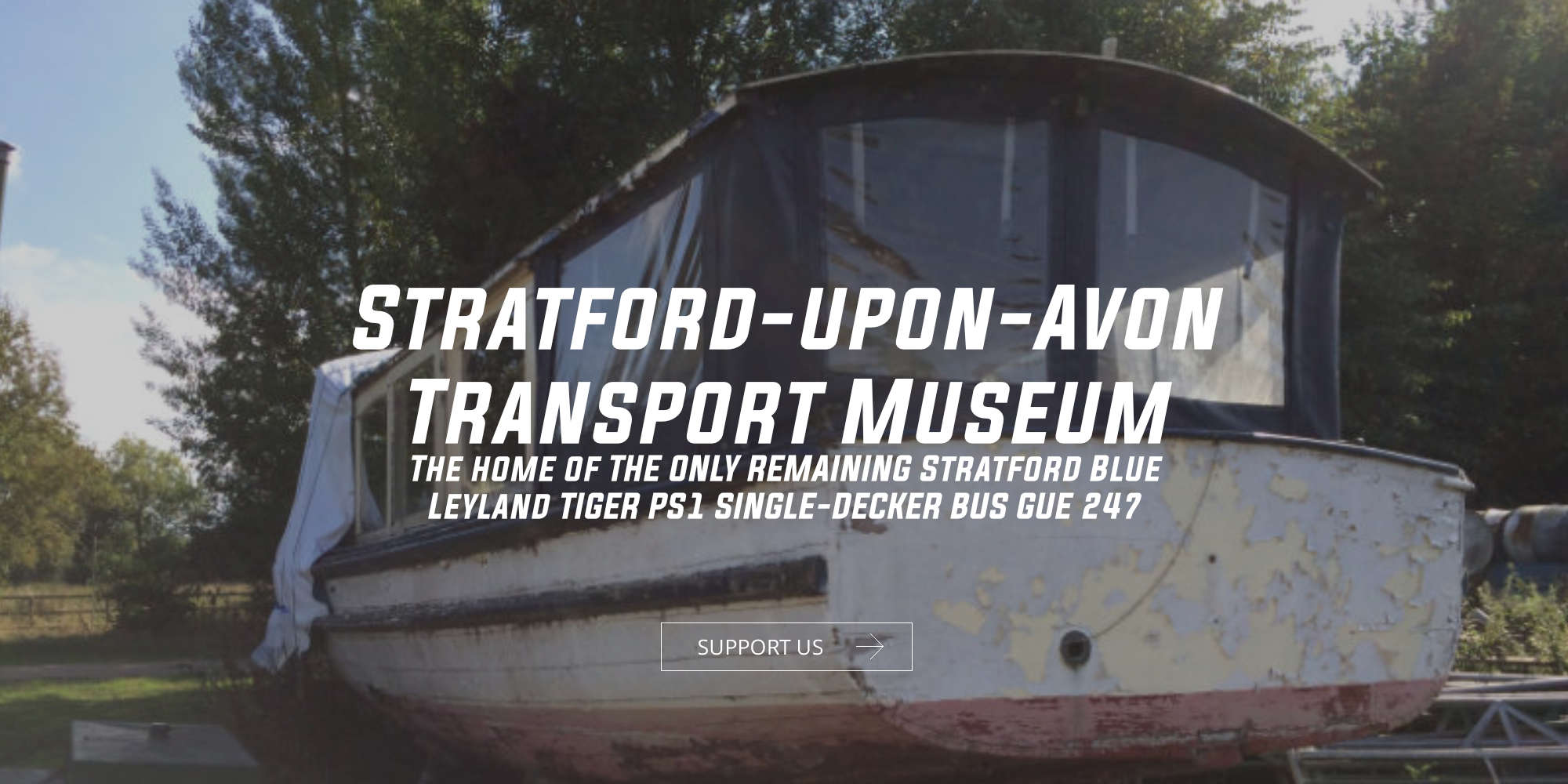 Stratford-upon-Avon Transport Museum - The home of the only remaining Stratford Blue Tiger Bus