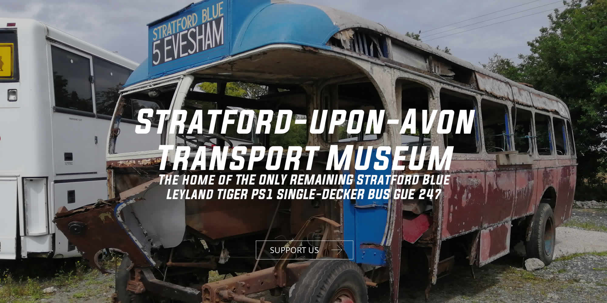 Stratford-upon-Avon Transport Museum - The home of the only remaining Stratford Blue Tiger Bus