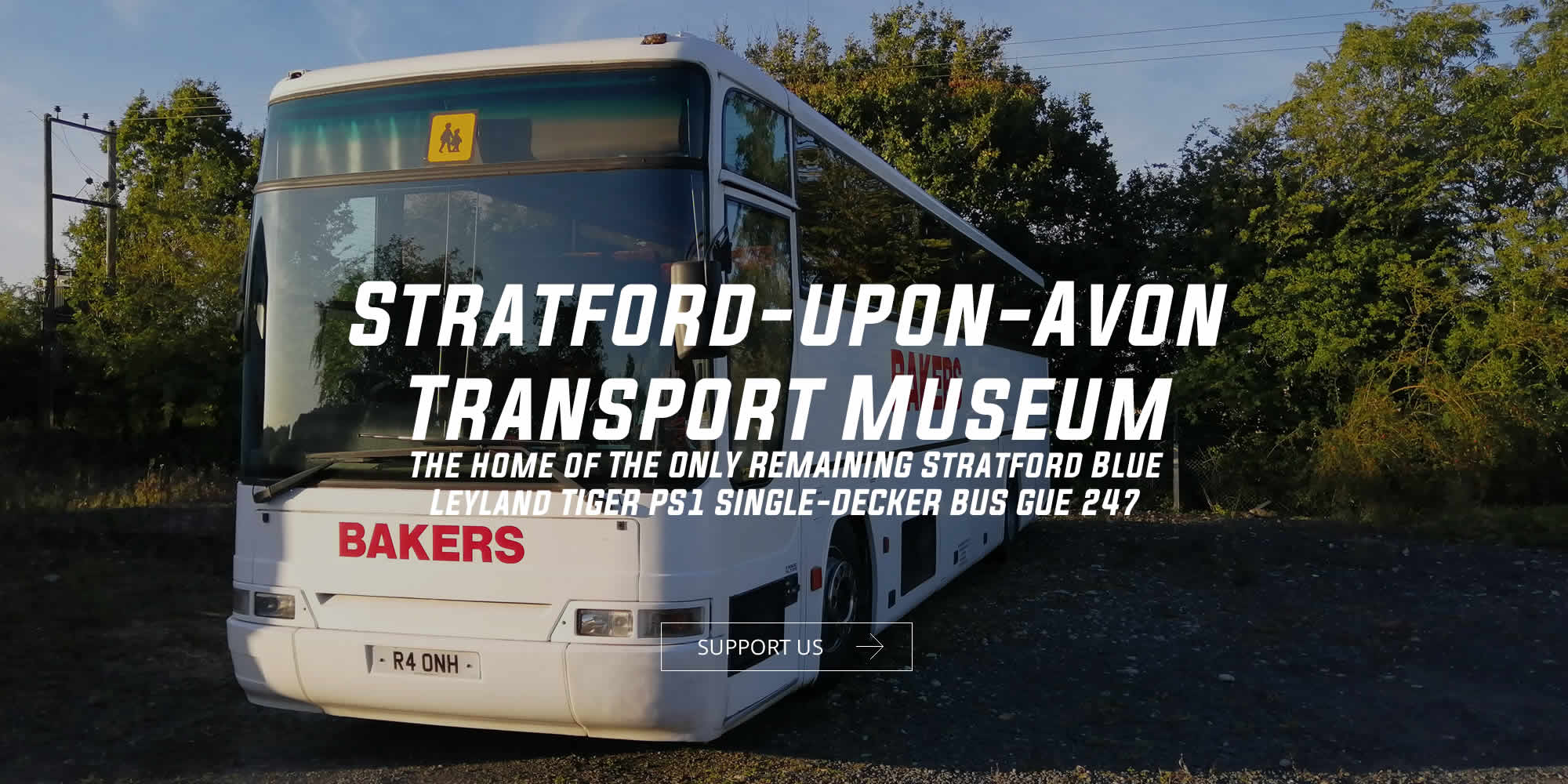 Stratford-upon-Avon Transport Museum - The home of the only remaining Stratford Blue Tiger Bus