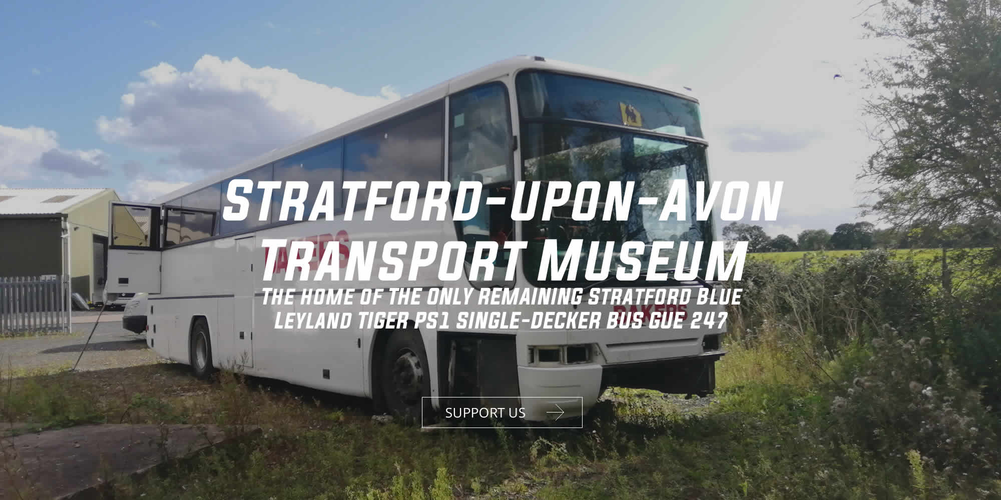 Stratford-upon-Avon Transport Museum - The home of the only remaining Stratford Blue Tiger Bus