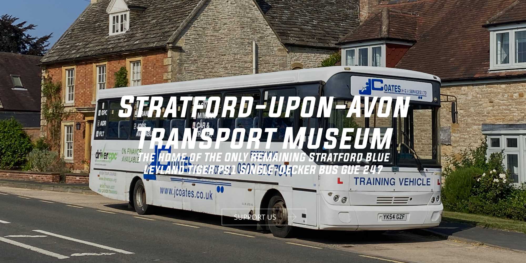 Stratford-upon-Avon Transport Museum - The home of the only remaining Stratford Blue Tiger Bus