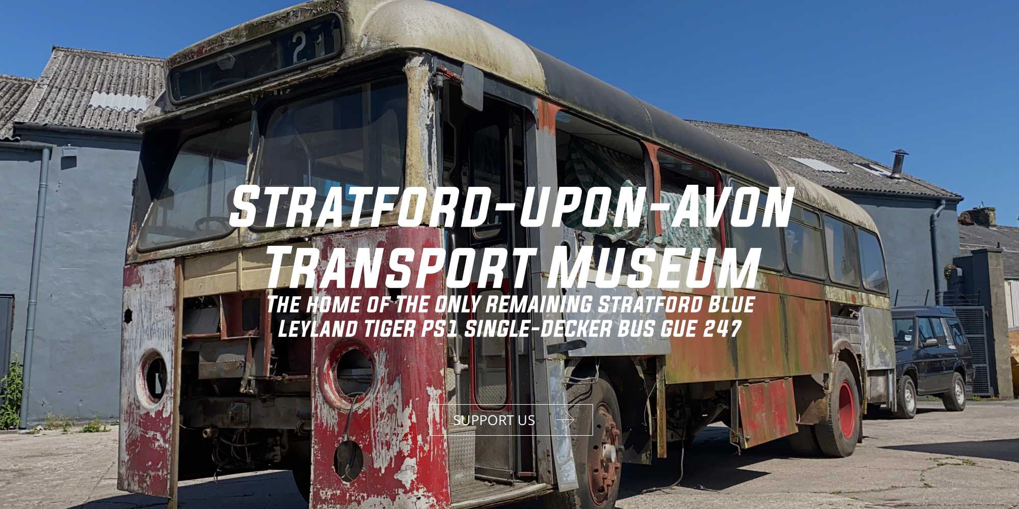 Stratford-upon-Avon Transport Museum - The home of the only remaining Stratford Blue Tiger Bus